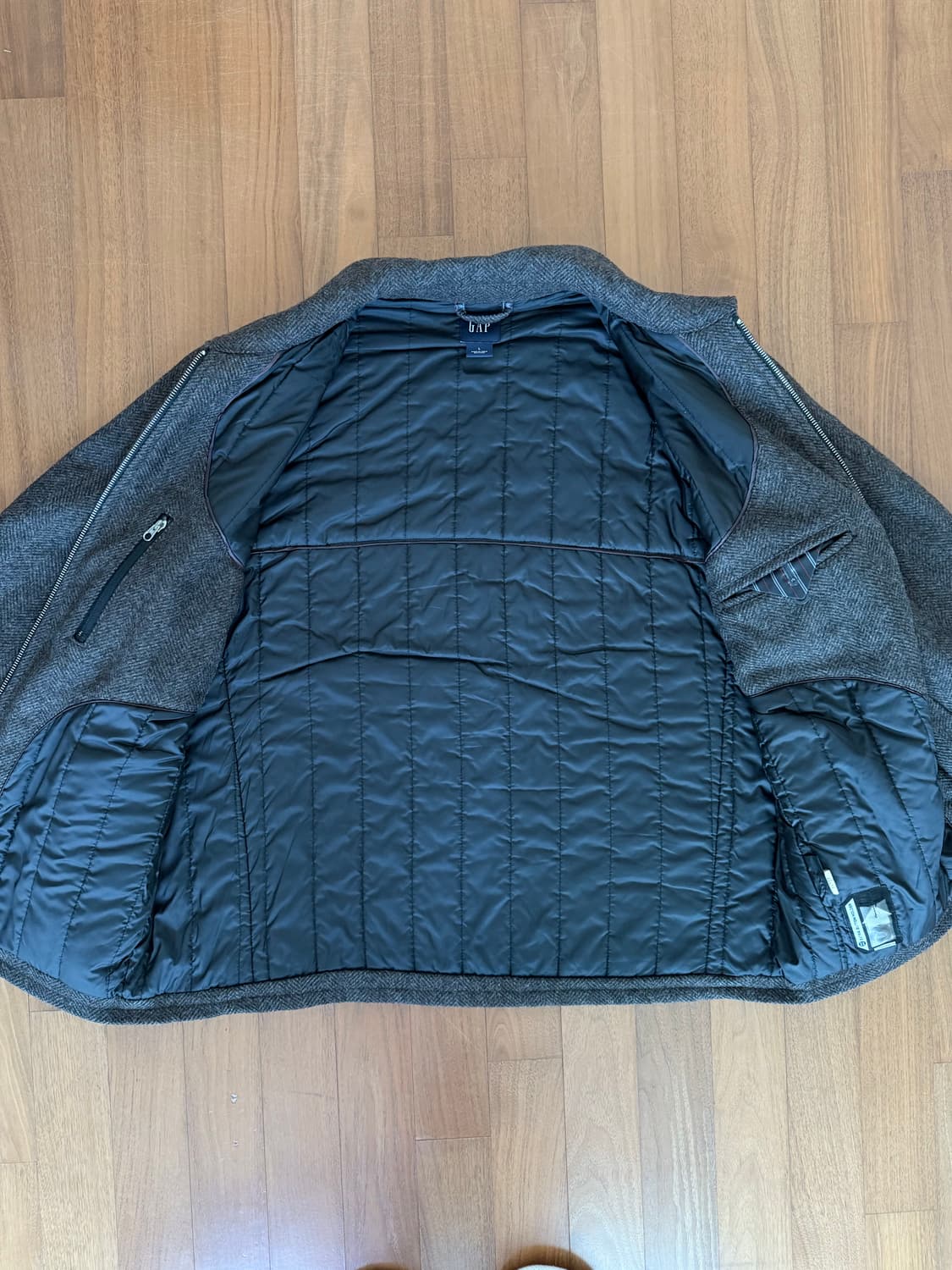 [L] 00‘s Gap padded 헤링본 자켓 상품이미지2