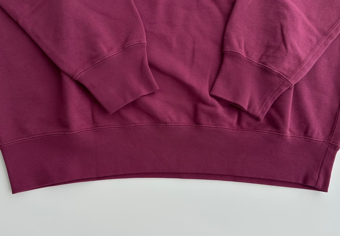 유니클로 맨투맨 스웨트셔츠 퍼플 상품이미지4