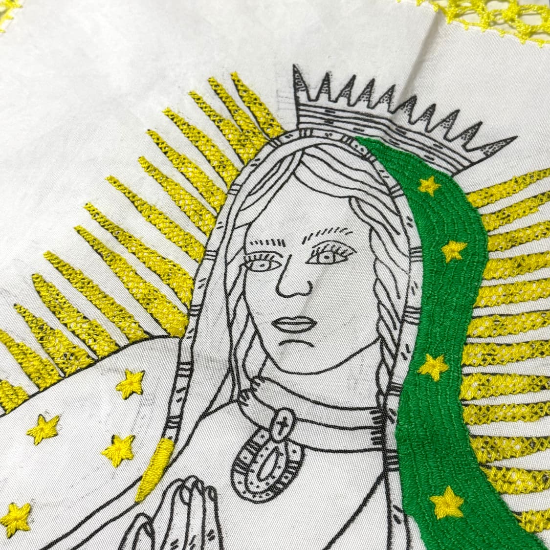 80s 과달루페의 성모 자수 패브릭 상품이미지2