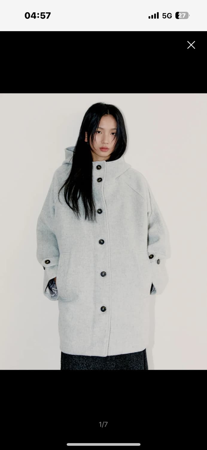 Oafish RICH WOOL HALF COAT 상품이미지1