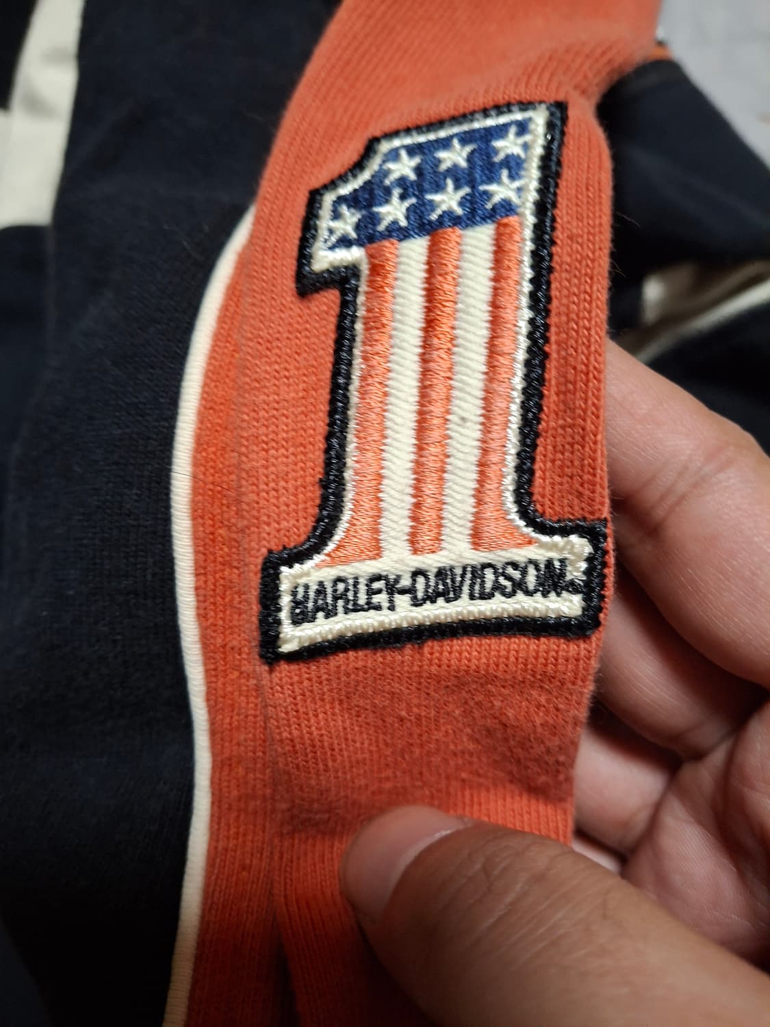 00s 할리데이비슨 브이넥 스웻셔츠 상품이미지5