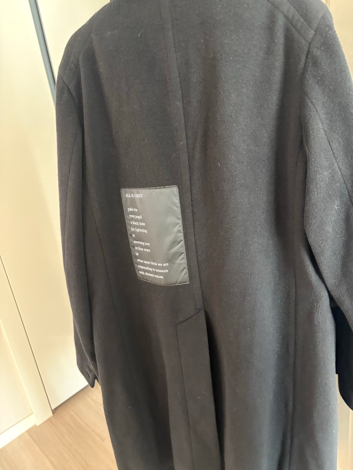 soloist 19aw poem 코트 상품이미지3