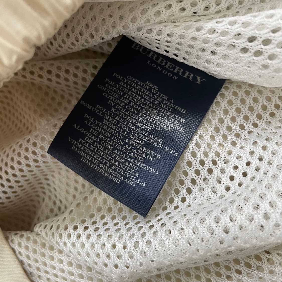버버리 Burberry 런던 해링턴 블루종 자켓 아이보리 상품이미지6