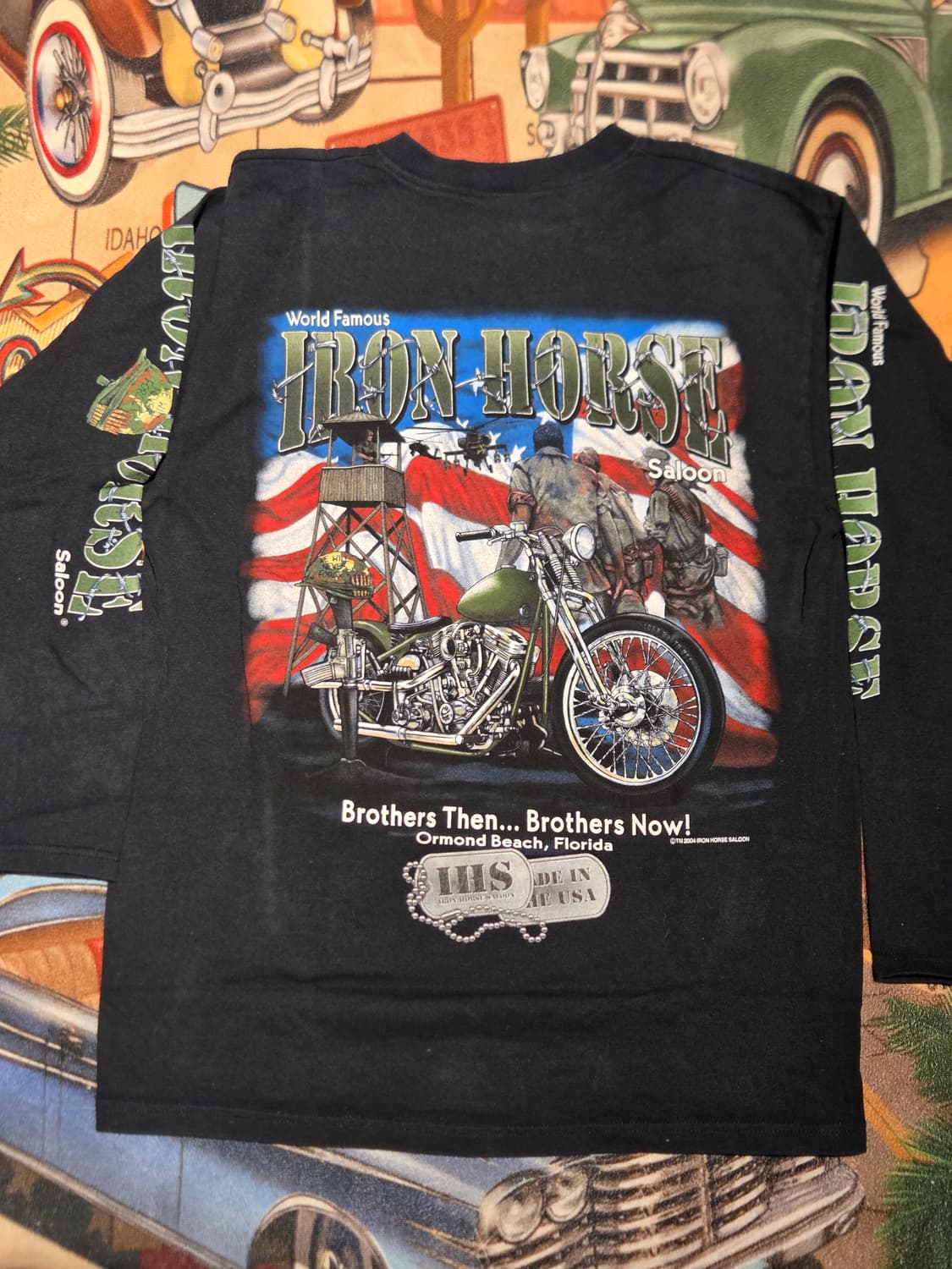 아메리칸 아이언 하우스 살롱 헨리넥 티셔츠 상품이미지2