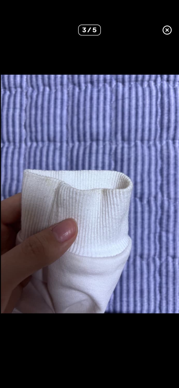 아디다스 빅로고 빈티지 화이트 골드 후드집업 져지 상품이미지3