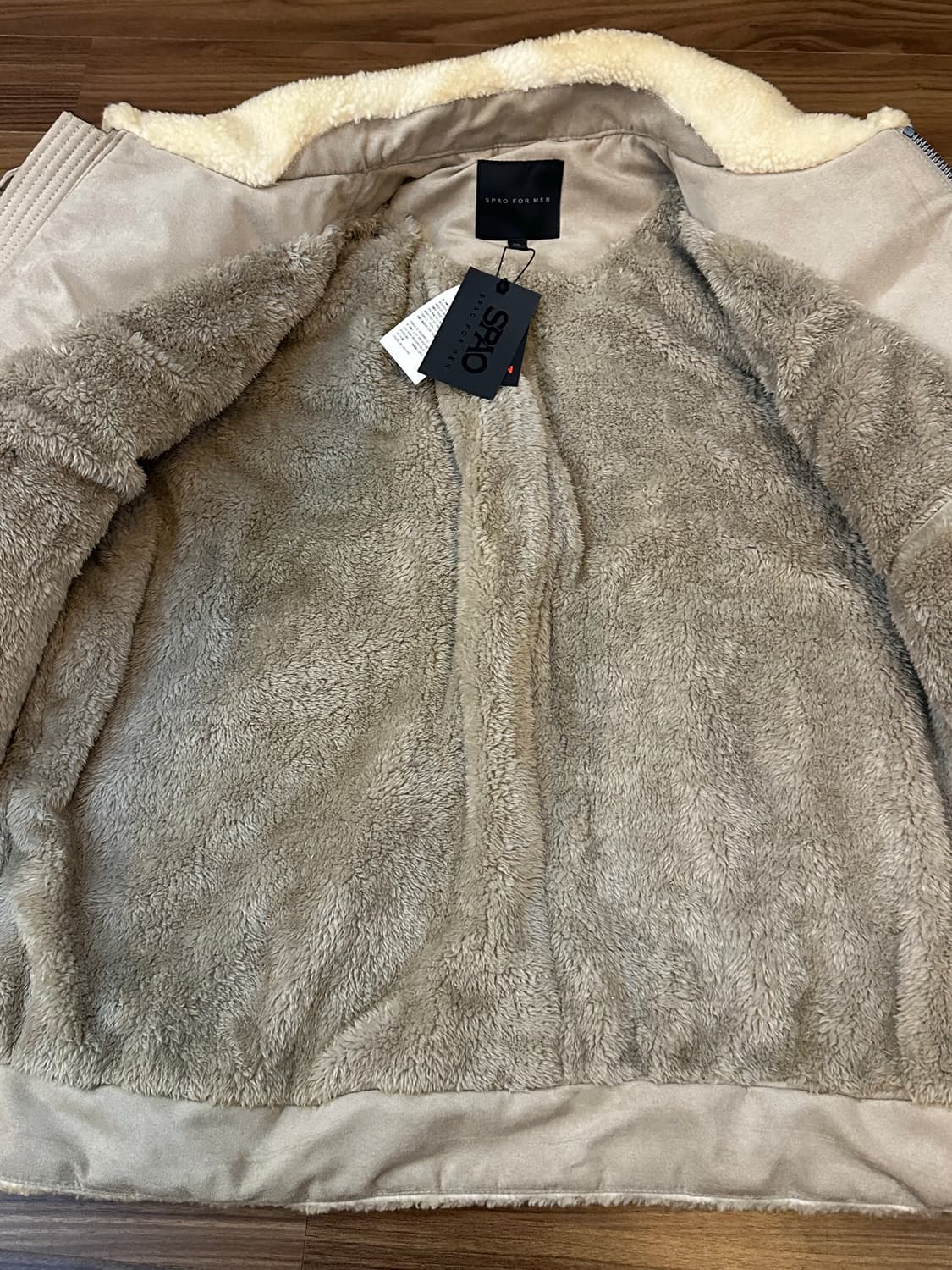 새상품) 스파오 무스탕 자켓 M 상품이미지9