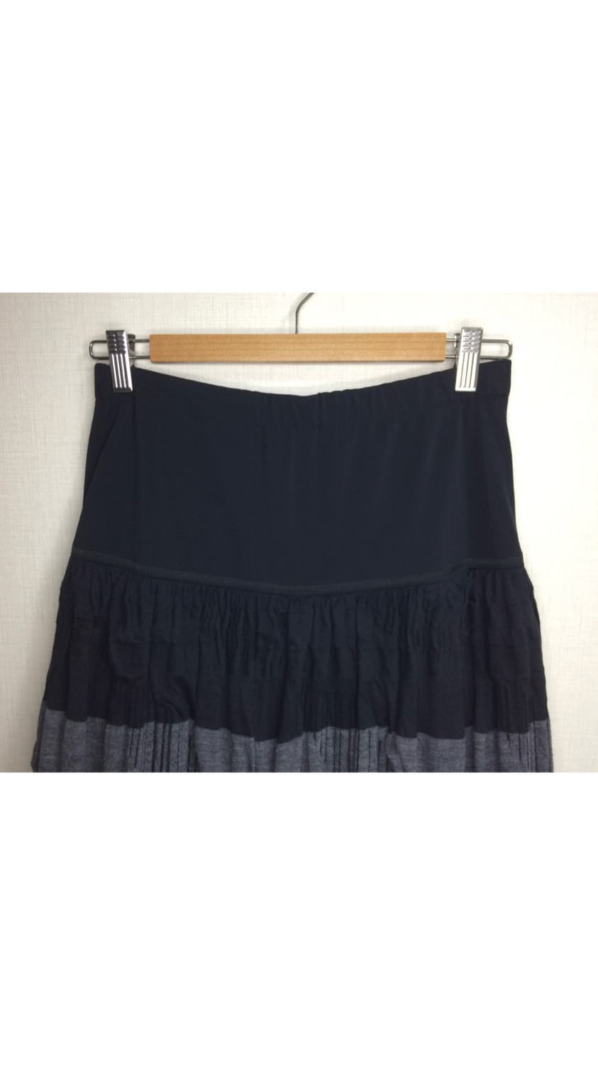 sensounico t.b 센소유니코 블랙 그레이 벌룬 스커트 상품이미지2