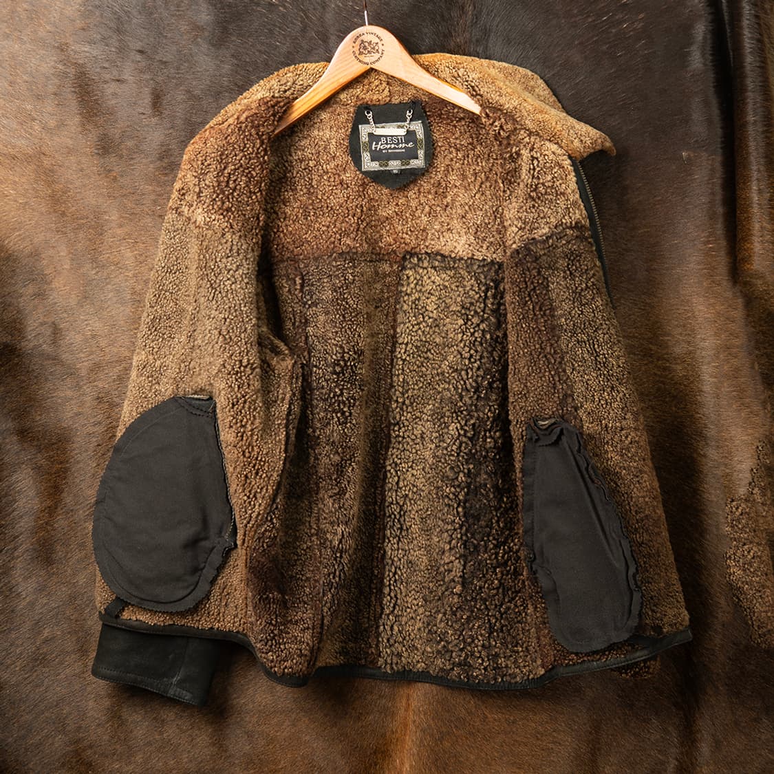 [103] 90s 빈티지 양가죽 양털 무스탕 BESTI HOMME 상품이미지3