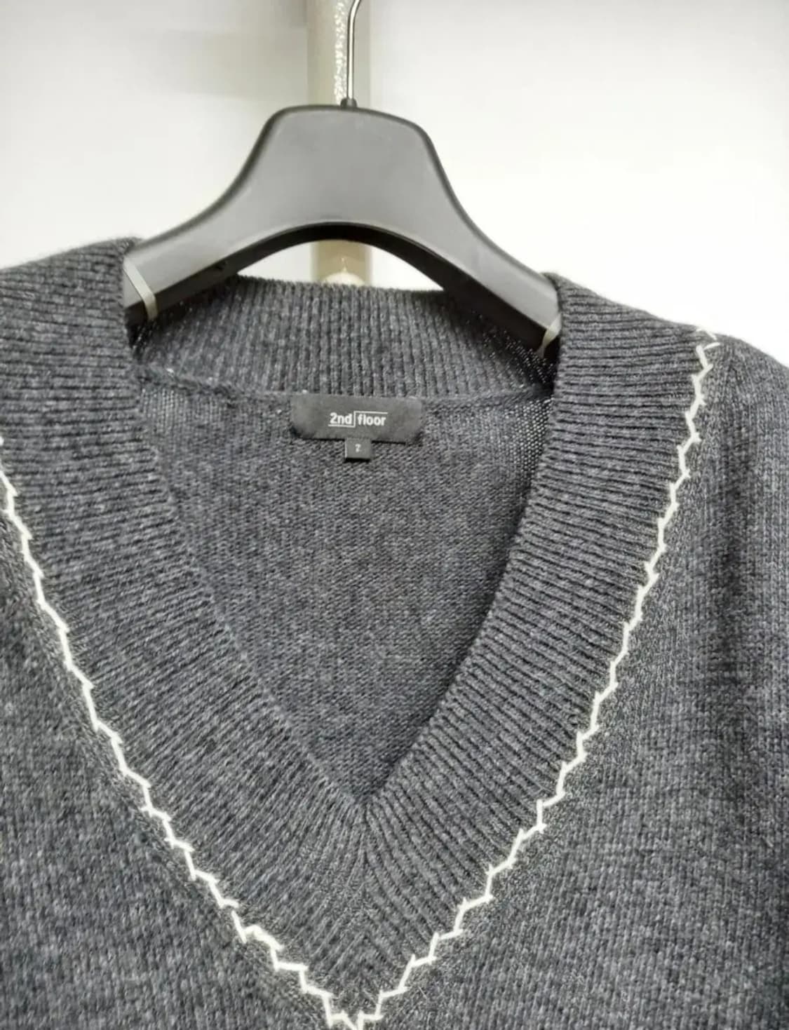 새 세컨플로어 캐시미어 블랜 롱 니트 55~77 상품이미지7