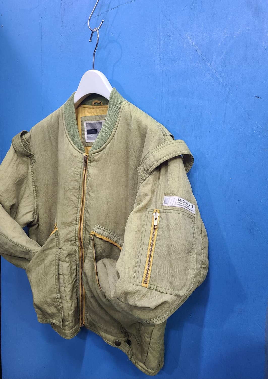 희귀템 이태리 레이싱 자켓 미첼로티 ma1봄버항공자켓 상품이미지1