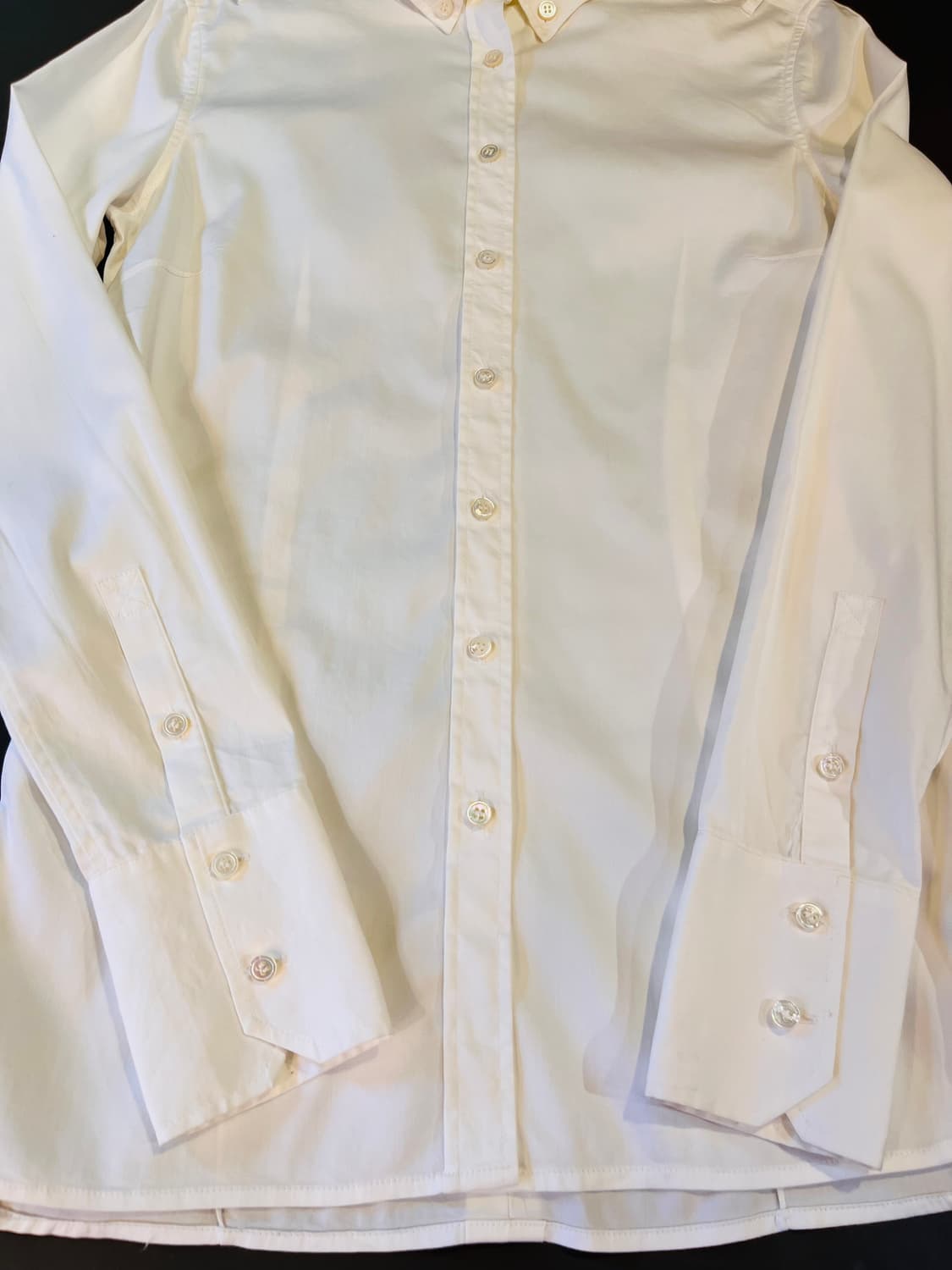 타임 화이트 셔츠 (이탈리아 원단 사용) 상품이미지6