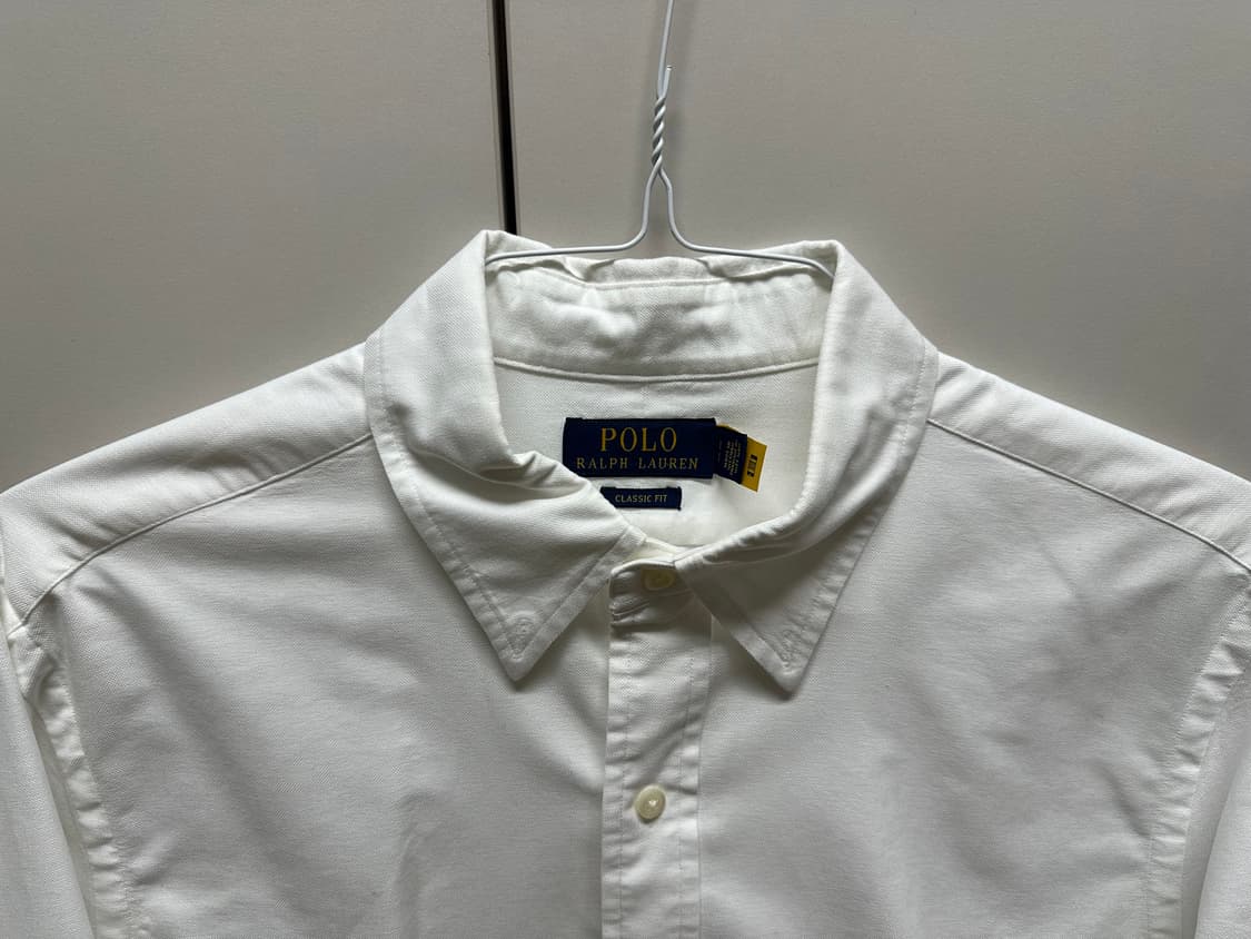 폴로 랄프로렌 화이트 옥스포드 셔츠 상품이미지2