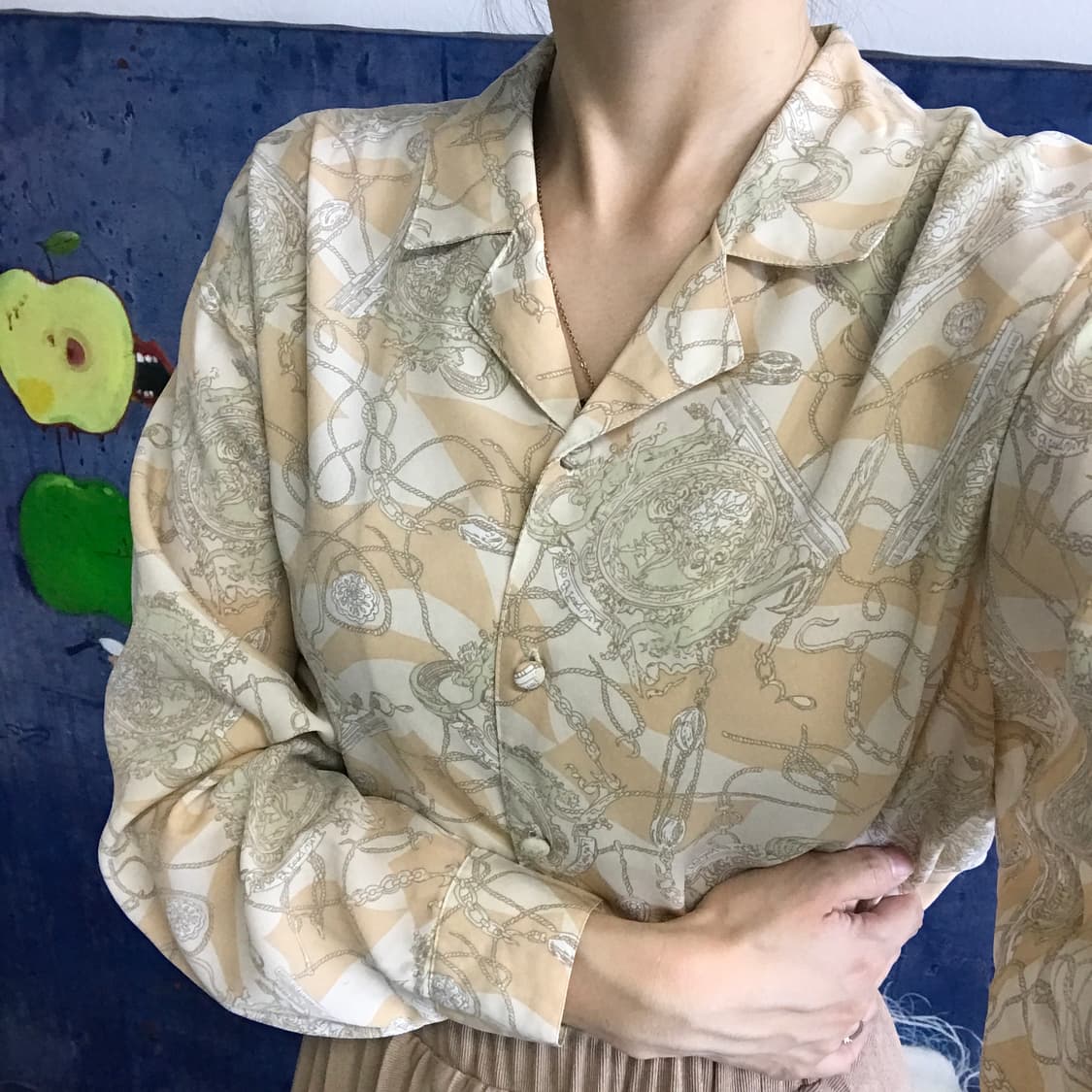 B4) Japan Vintage Blouse 상품이미지7