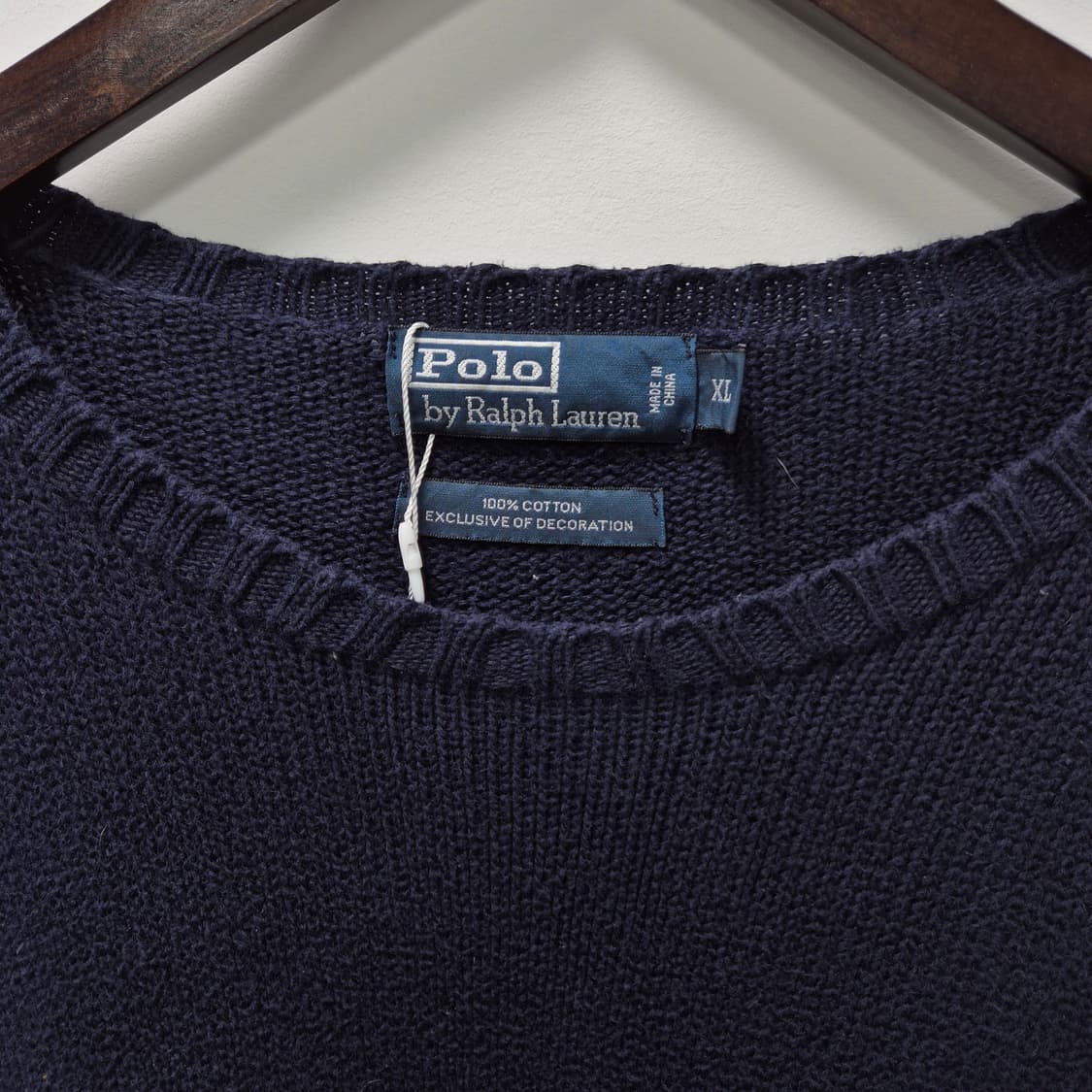 폴로랄프로렌 네이비 레드포니 니트 XL 상품이미지4