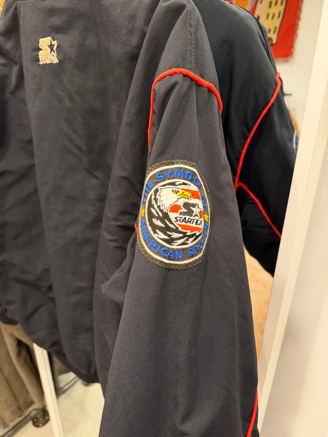 90s Starter 스타터 NBA 오피셜 스타디움 자켓 (USA) 상품이미지6