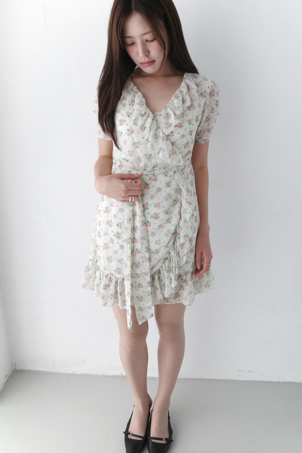 flower frill one-piece 상품이미지6