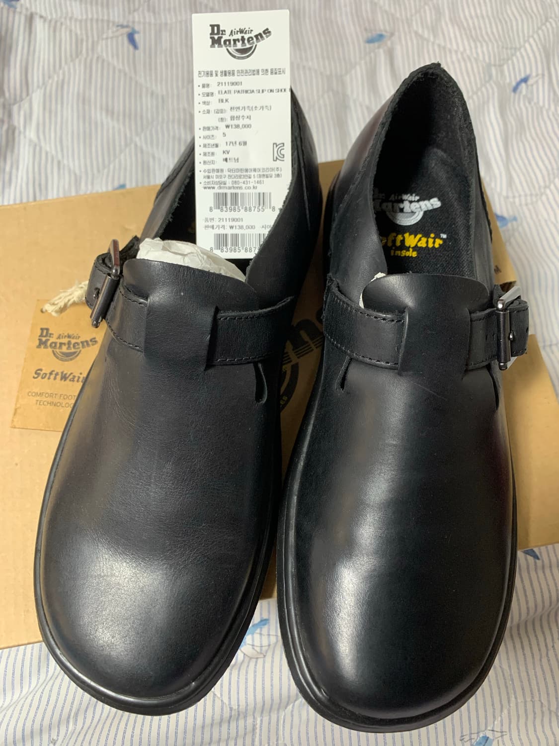 새상품) 닥터마틴 패트리샤 UK5 240 블랙 상품이미지1