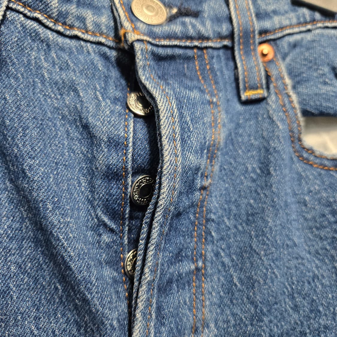 리바이스 프리미엄 데님 청바지 버튼플라이  상품이미지3