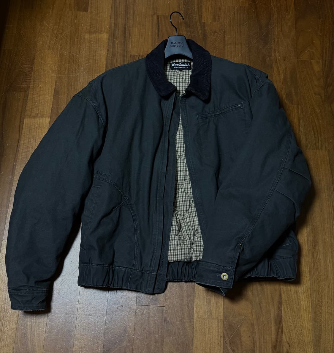 와일드띵스 빈티지 워크자켓 그라파이트 XL 상품이미지1