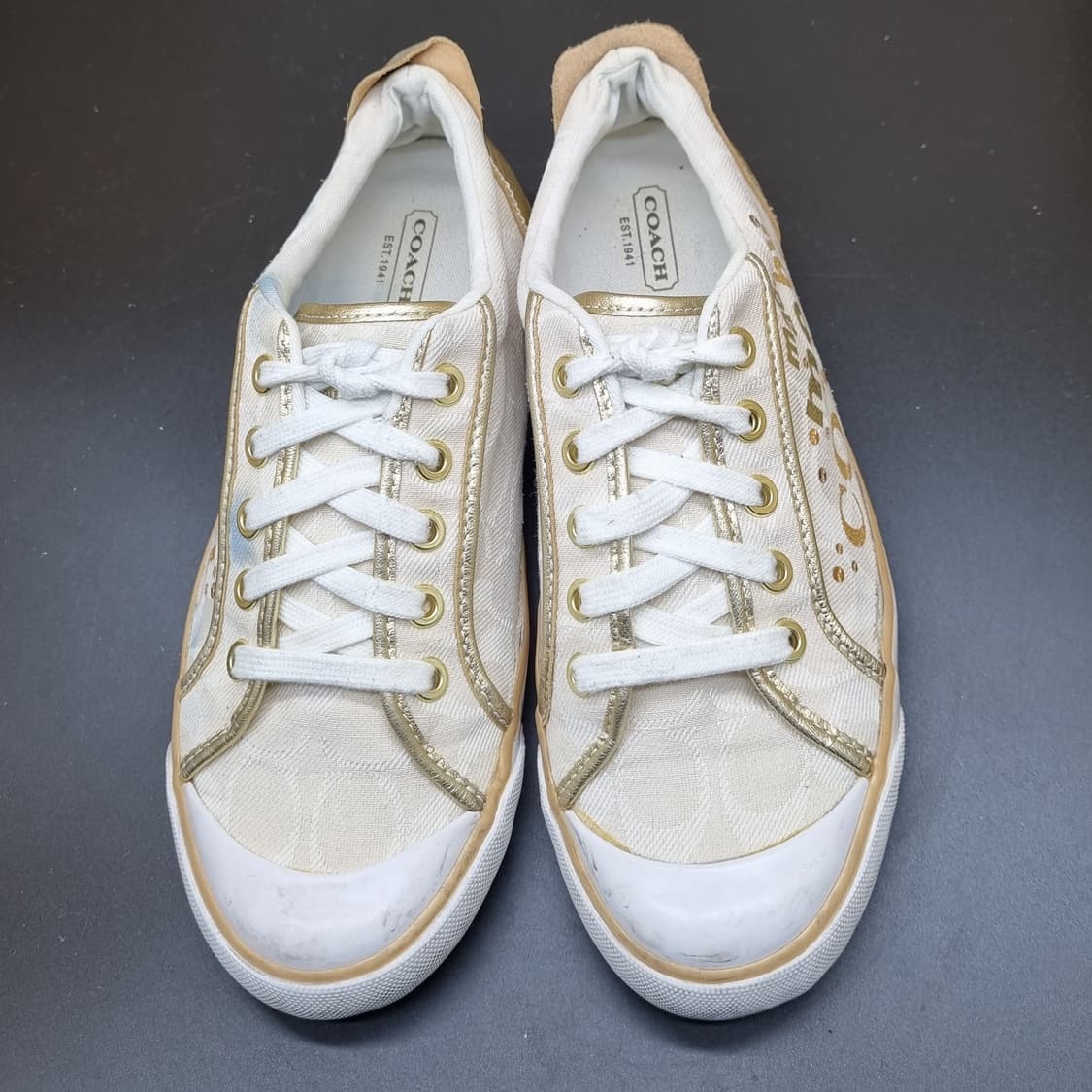 코치 골드 스니커즈 245 상품이미지2