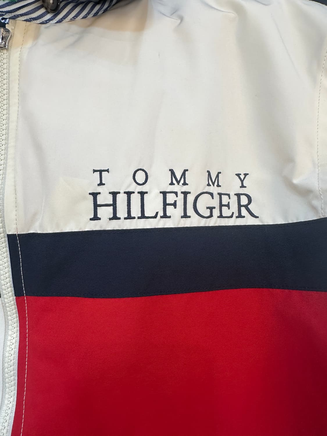 S) 타미 힐피거 올드스쿨 얇은 패딩 점퍼 상품이미지4