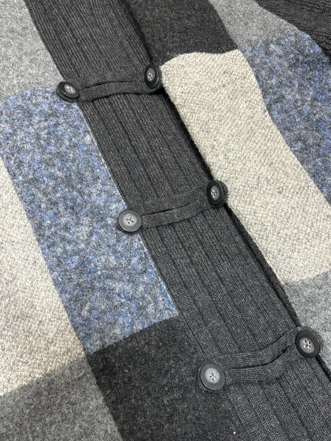 빈티지 패치워크 가디건 코트 상품이미지2