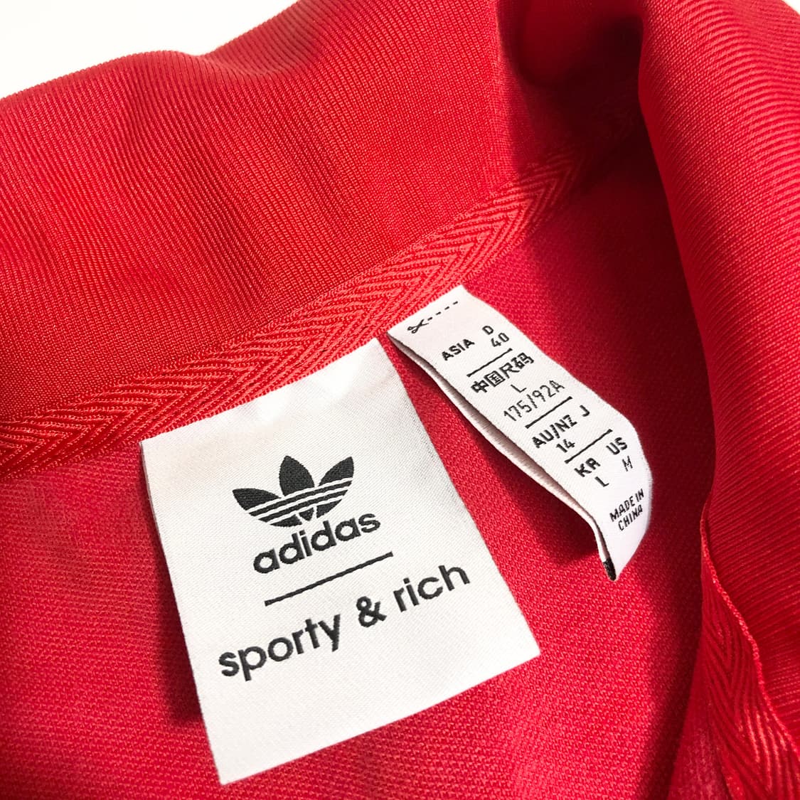 아디다스 스포티앤리치 하프집 트랙자켓 L 상품이미지2