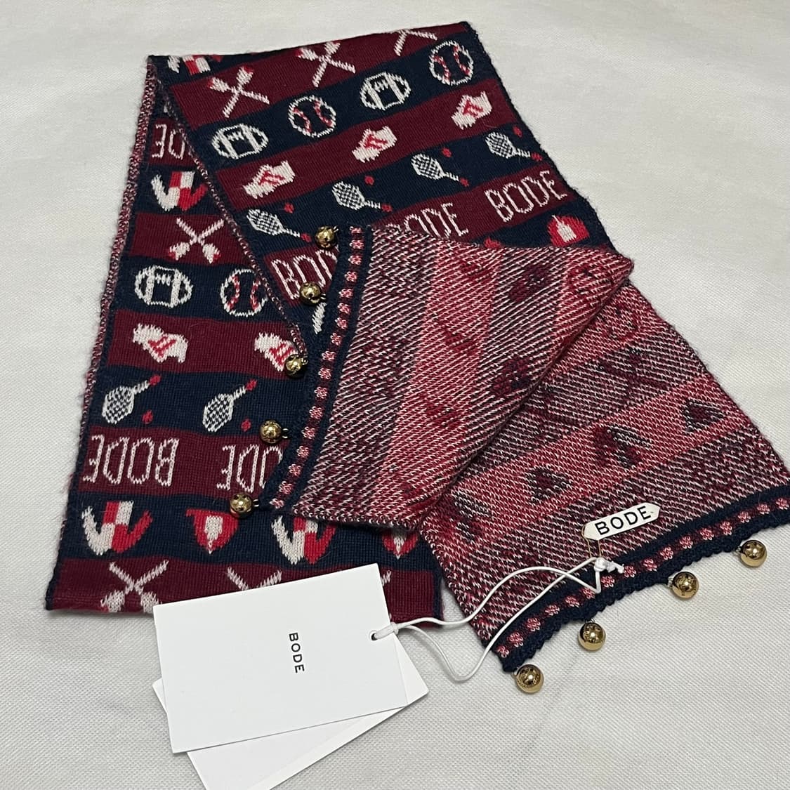 보디 BODE Sporying jacquard 머플러 상품이미지2