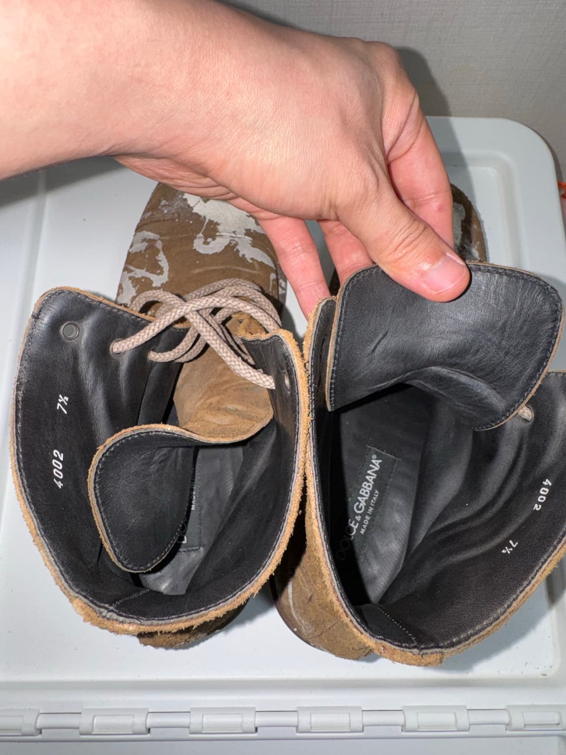 돌체앤가바나 00s 페인팅 아카이브 부츠 상품이미지9