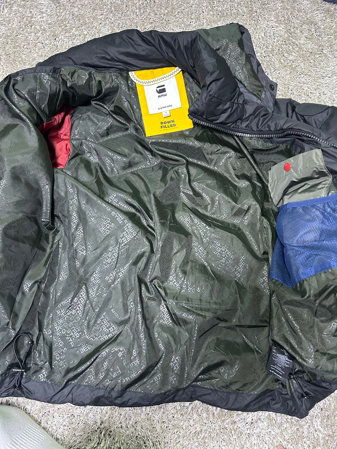 G-star raw 다운패딩 사이즈 100~105 상품이미지6