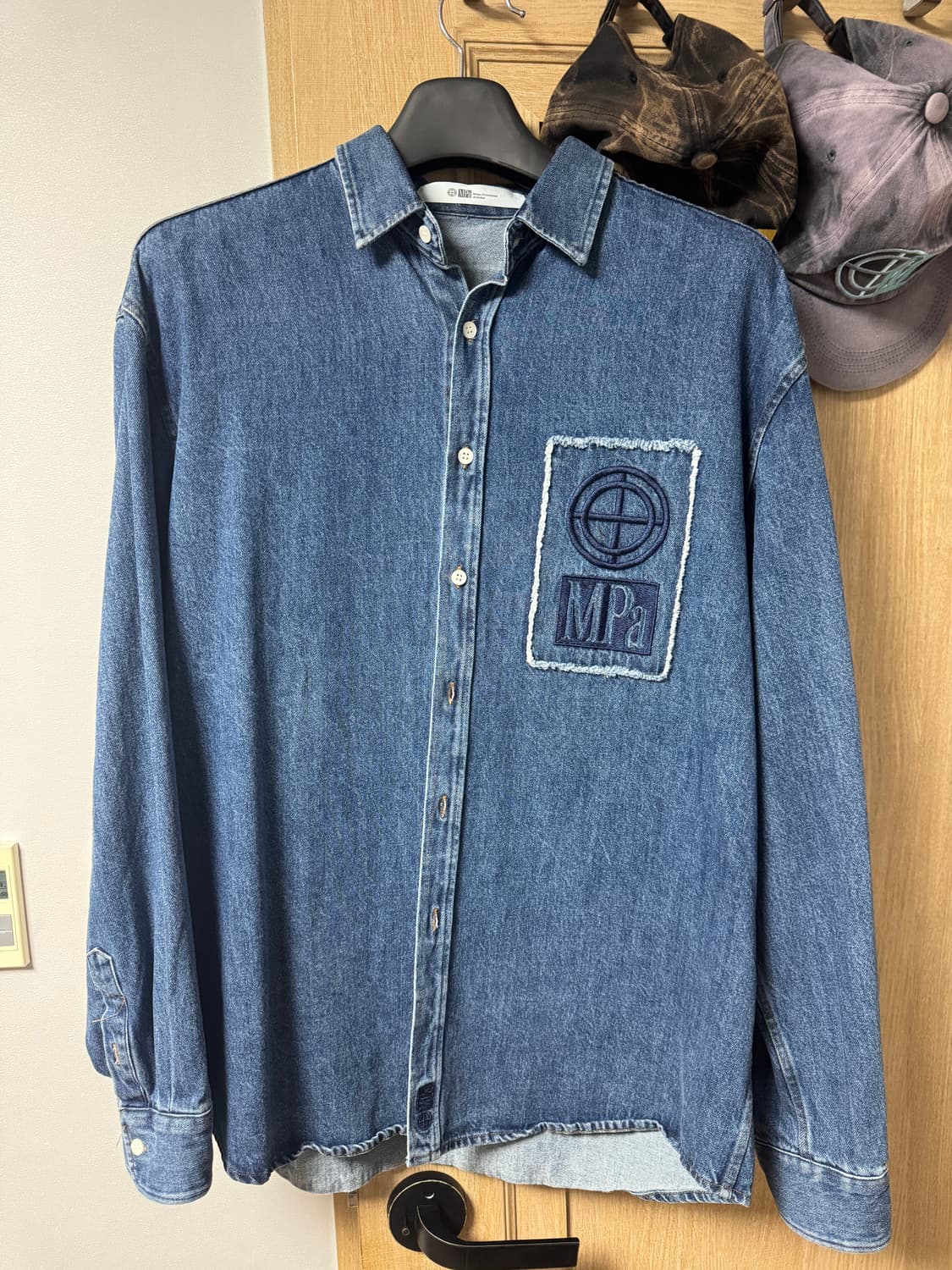 [L]플라스틱프로덕트 데님 셔츠 상품이미지1