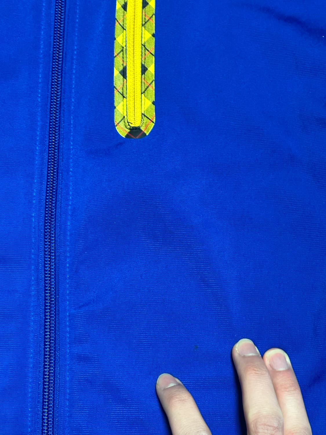 아디다스 파이어버드 체크 패턴 져지 트랙탑 상품이미지9