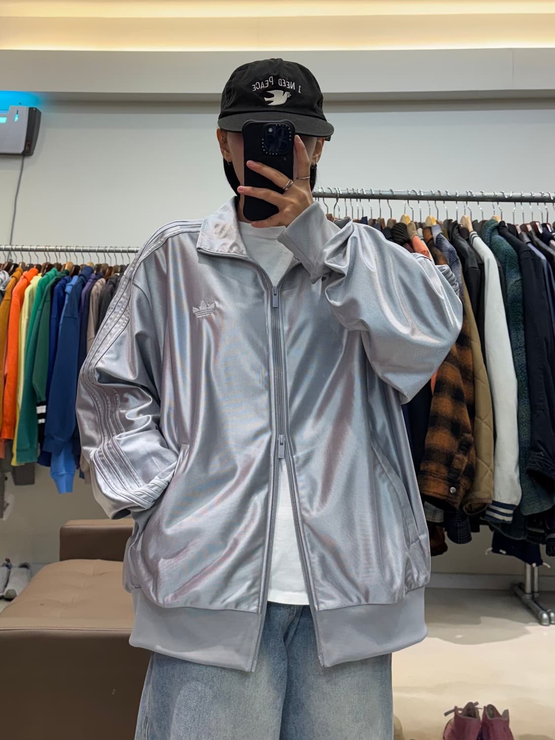 아디다스 pakaian 새틴 져지 상품이미지5