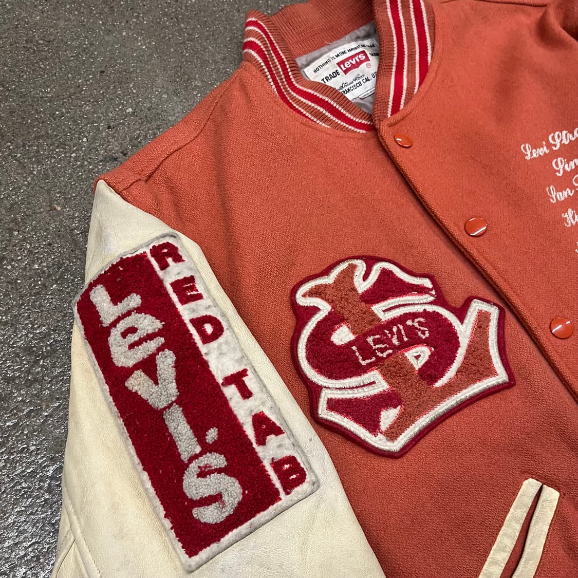 90s 리바이스 울 바시티 자켓 (100) 상품이미지3