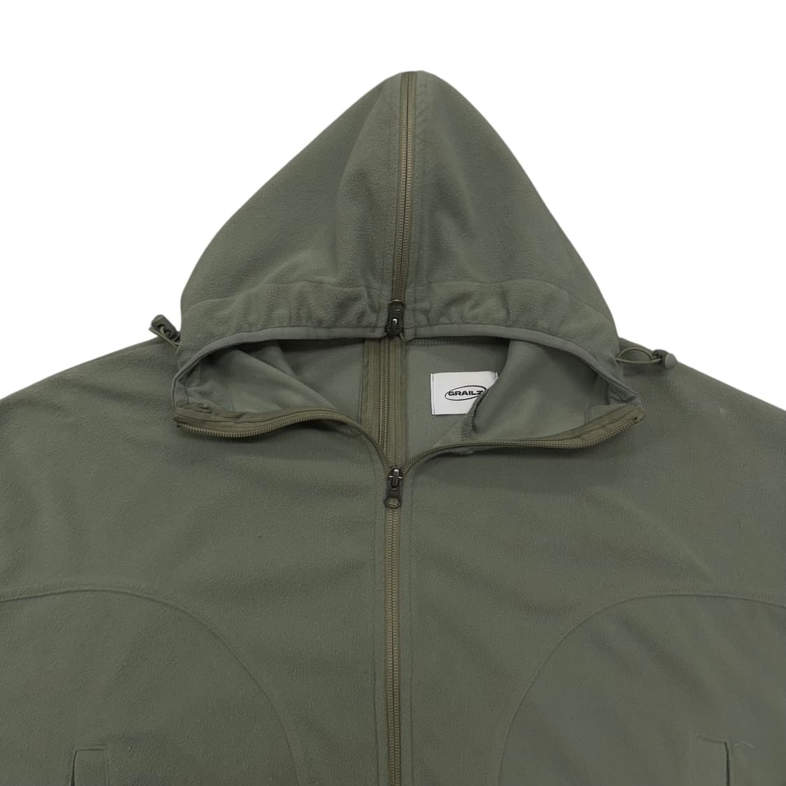 그레일즈 지오메트리 스플릿 후드집업 상품이미지2