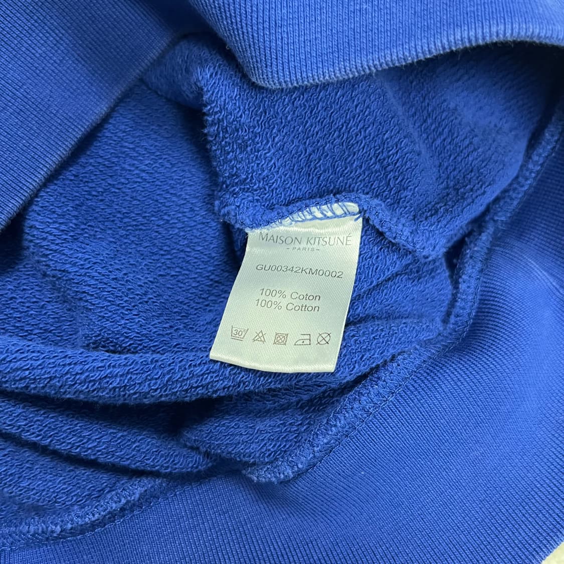 Maison Kitsuné blue sweatshirt 상품이미지7