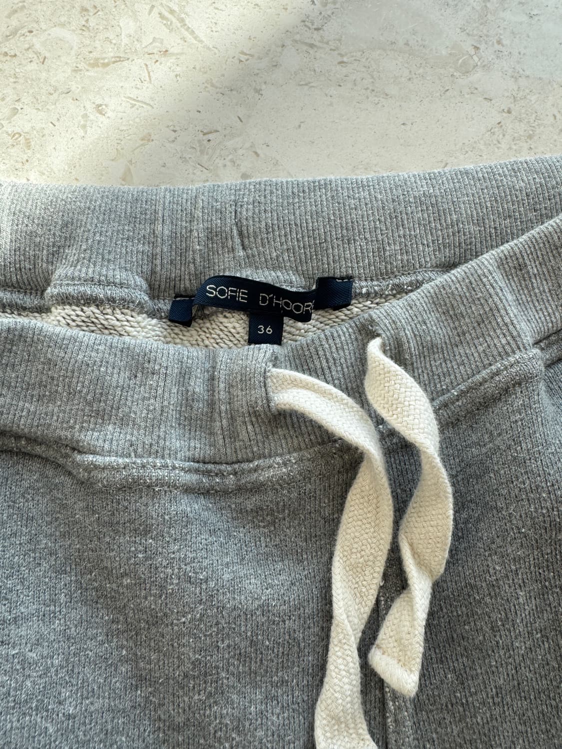 소피드후레 SOFIE D’HOORE 스트링 스웻팬츠 그레이 36 상품이미지4