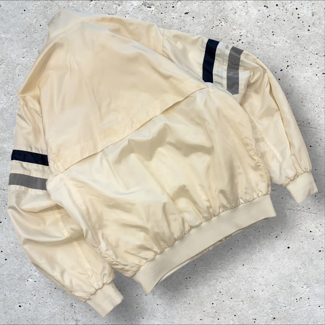 [L] 88s 나이키 빈티지 나일론 아이보리 바람막이 점퍼 D54 상품이미지2