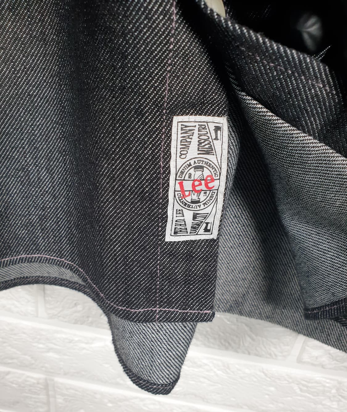 [100]LEE 리 데님 릴렉스드핏 셔츠 블랙 상품이미지6