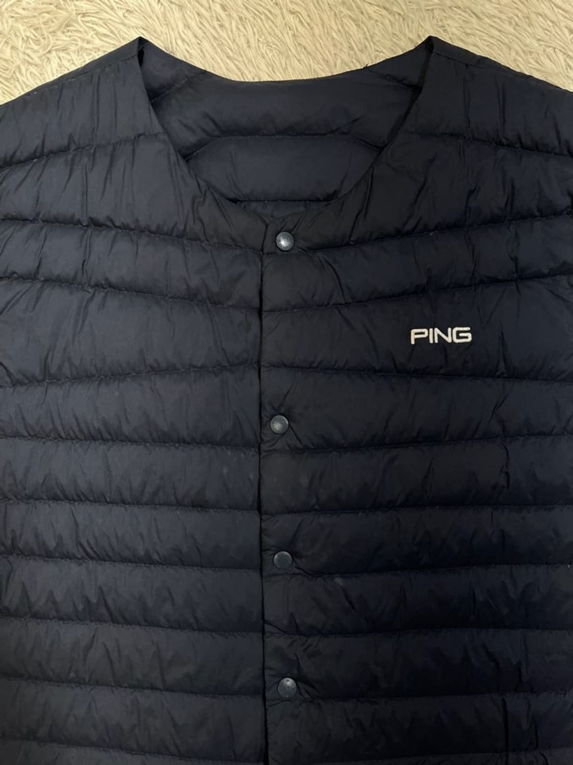 핑 구스다운 경량 조끼/#261 상품이미지2