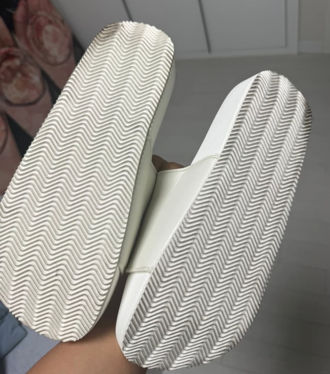Y-3 아디다스 화이트 슬라이드 슬리퍼 275 상품이미지4
