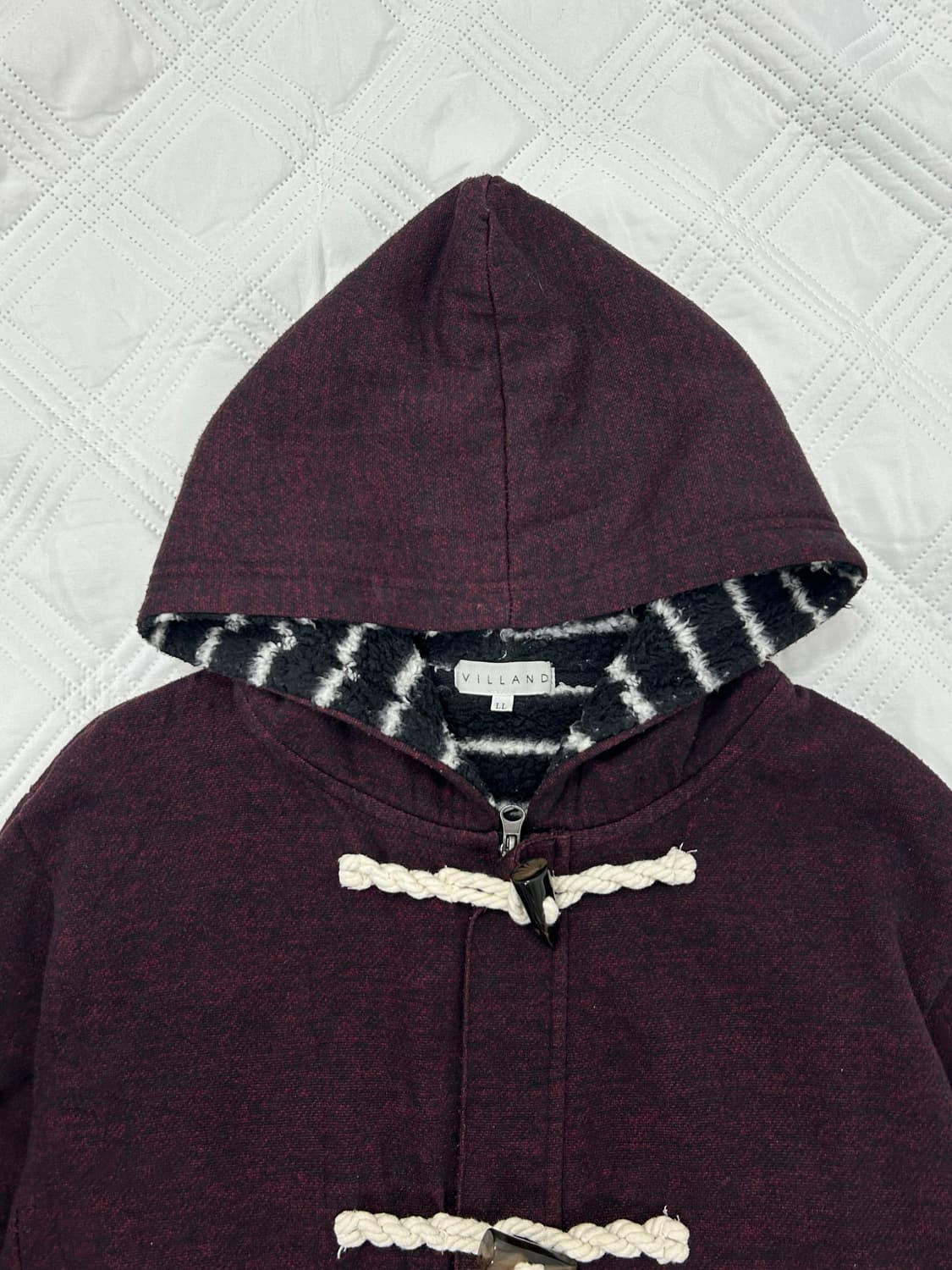 ꒰ঌ 버건디 떡볶이 후드 가디건 ໒꒱ 상품이미지5