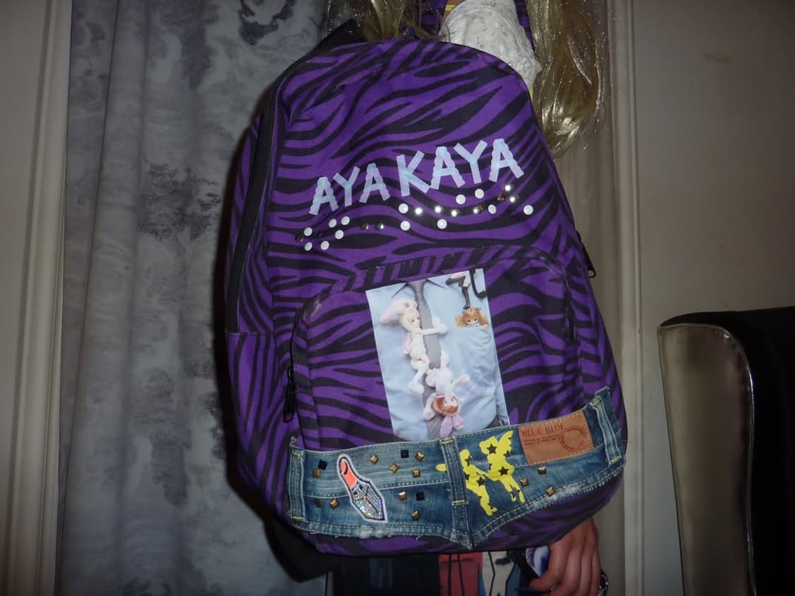 Purple zebra backpack 상품이미지6