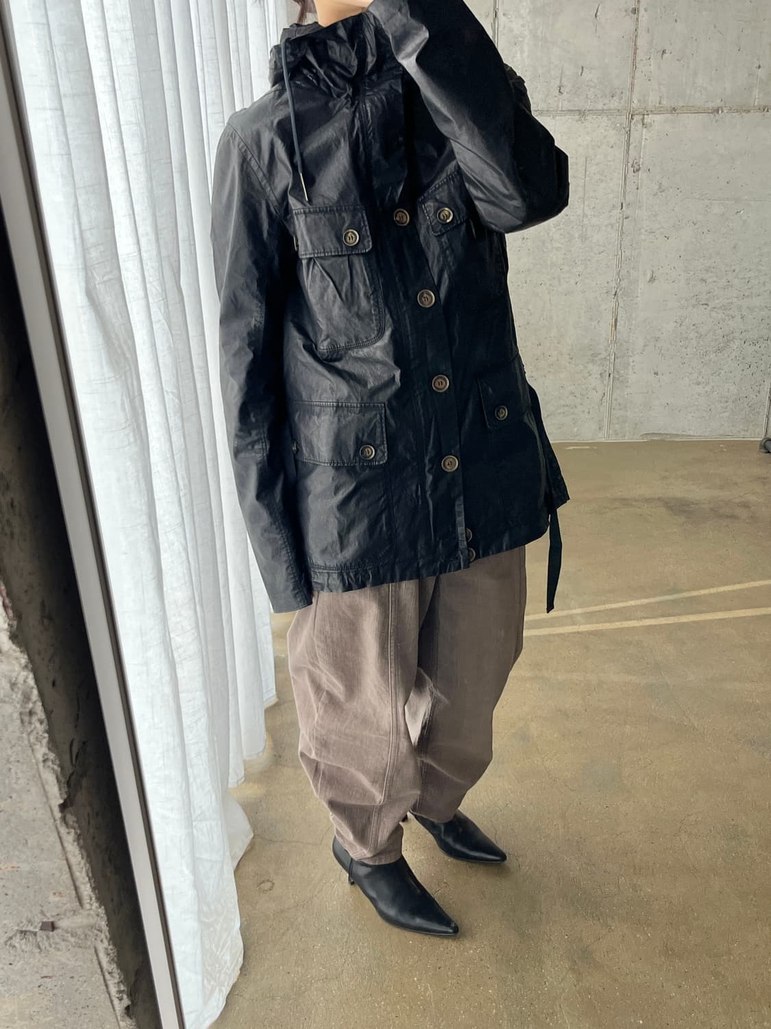 Diesel 디젤 코티드 윈드브레이커 자켓 상품이미지3