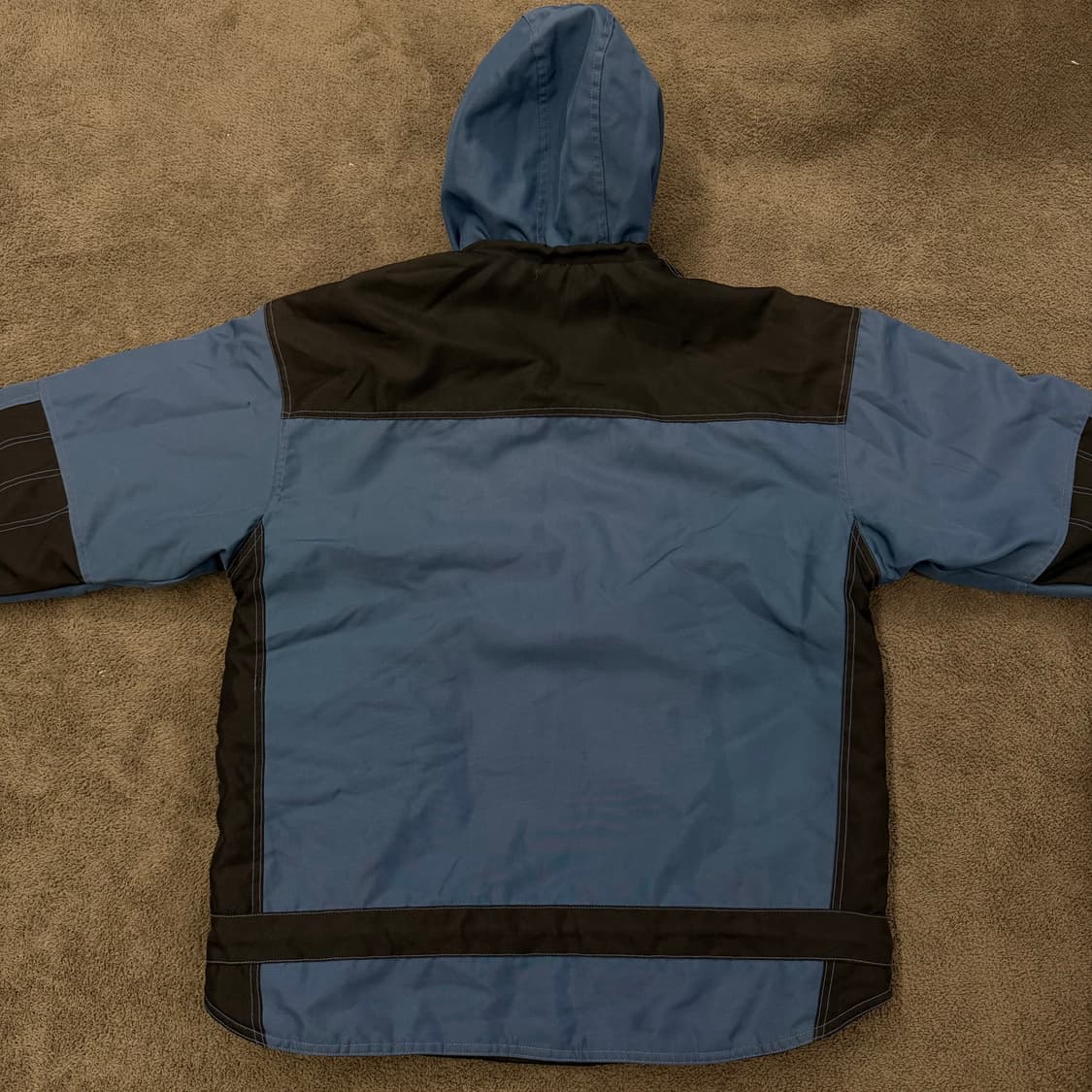 [정품/95] MLB 빈티지 컬러 블록 후드 점퍼 자켓 상품이미지4