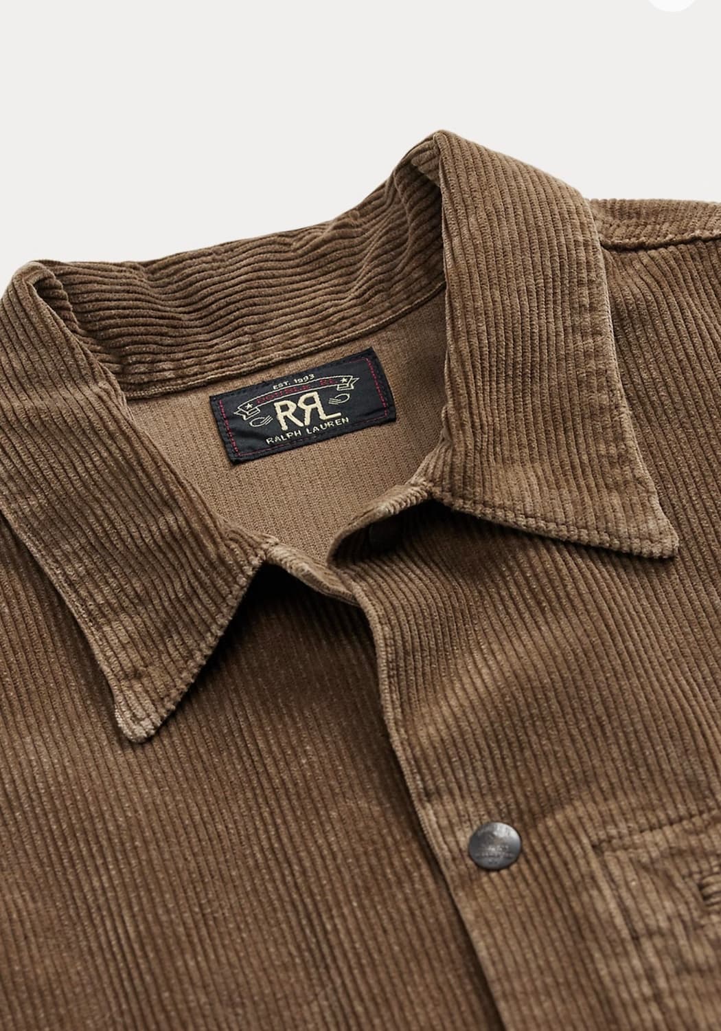 Rrl 더블알엘 리페어 코듀로이 오버셔츠 상품이미지2