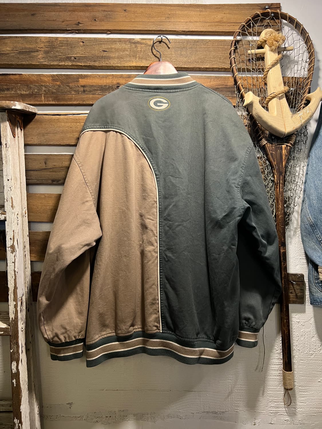 [XL]90's Lee NFL G-PACKERS 풋볼 팀 바시티 자켓 상품이미지8