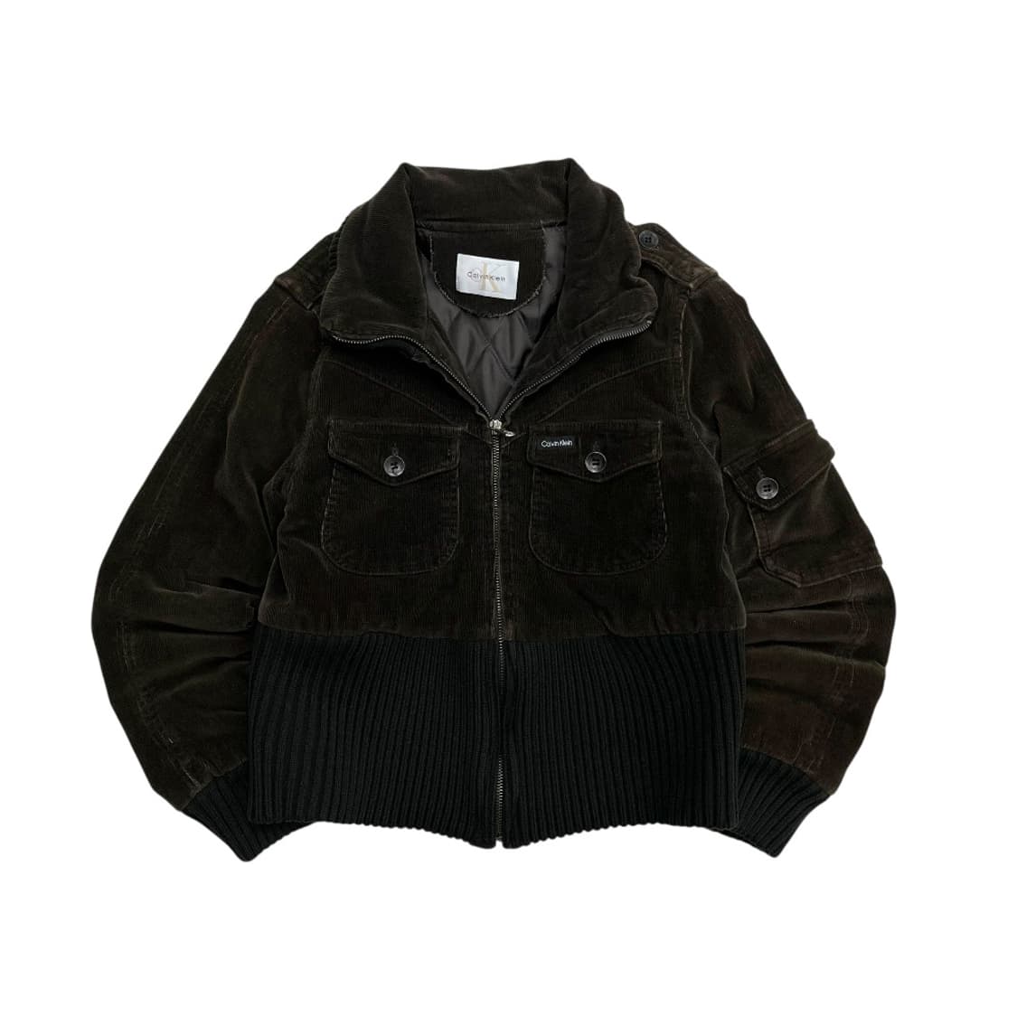 캘빈클라인 y2k 초코맛 코듀로이 자켓 S 상품이미지2