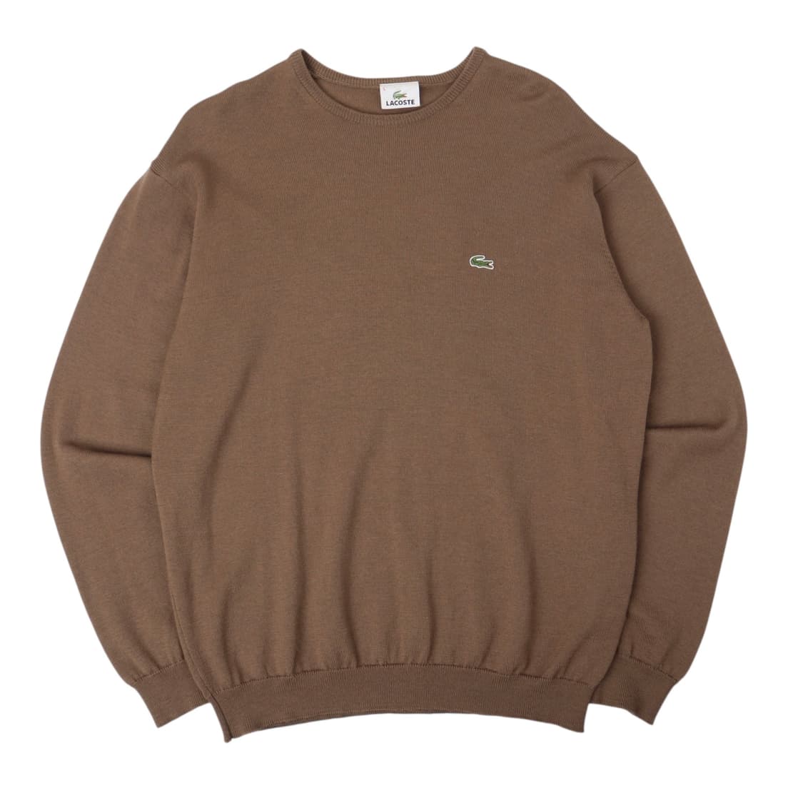 라코스테 브라운 울 라운드 니트 상품이미지1