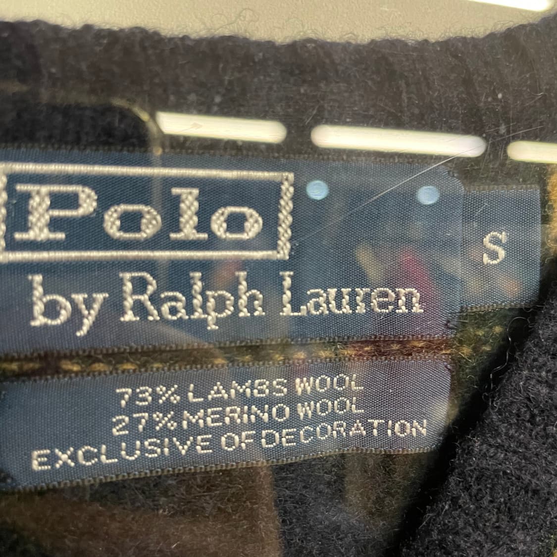 90s 폴로 랄프로렌 헌팅독 플레이드 니트 상품이미지8